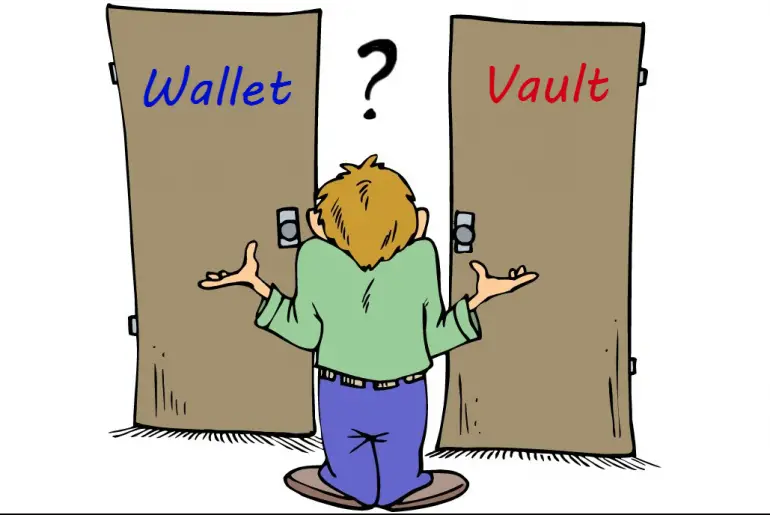 Coin Base Wallet vs. Vault