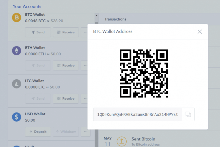How to Find My Bitcoin Address on Coinbase