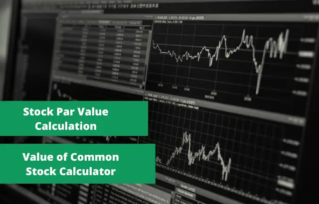 Stock Par Value Calculation