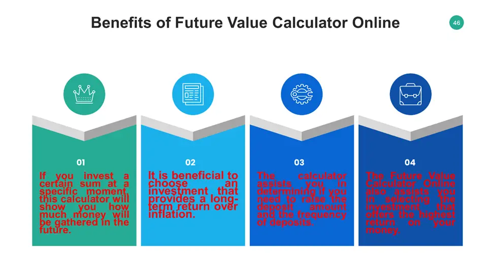 Benefits of Future Value Calculator Online 