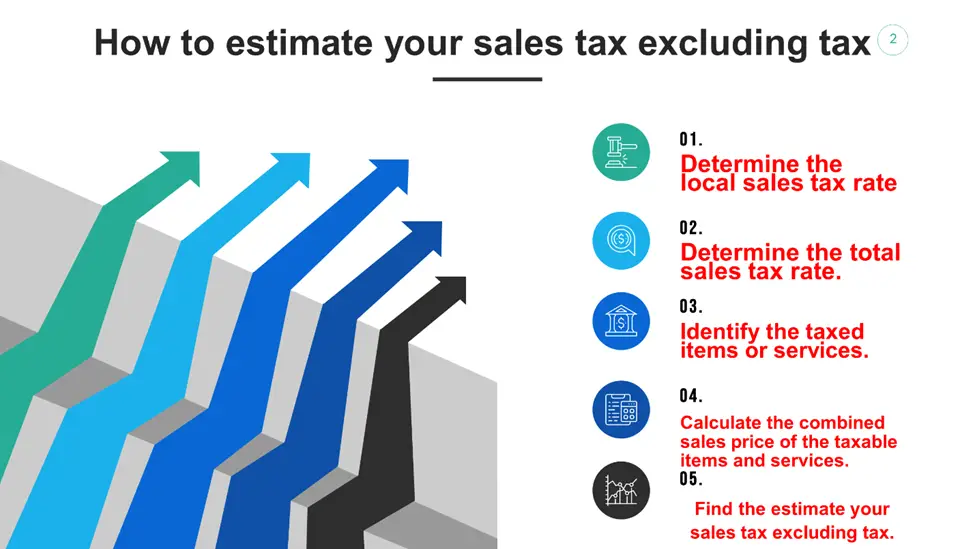 How to Estimate your Sales Tax Excluding Tax 