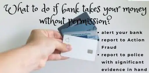 Can Bank Take Money from your Account without Permission