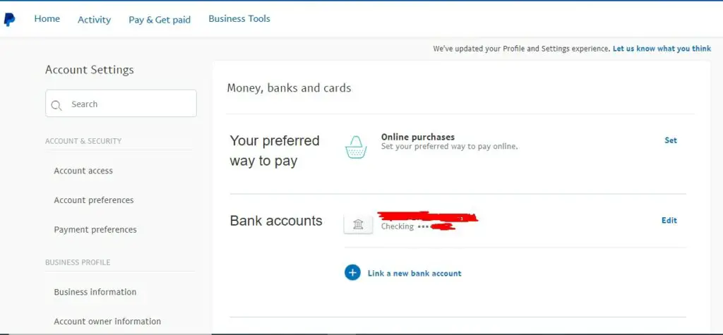 Difference between Linking a Bank Account and Debit Card on PayPal